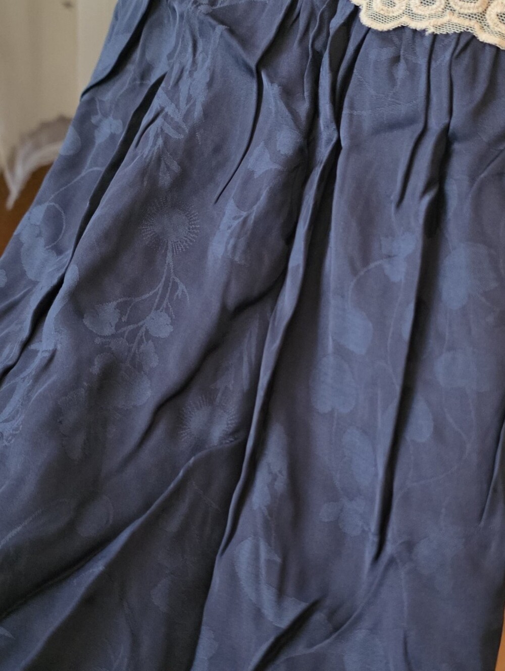 🍒NWT🍒 SPELL OCEAN GOWN DARKEST SAPPHIRE - Picture 7 of 10